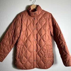 Like new 32 Degrees Ladies' Quilted Jacket Indian red